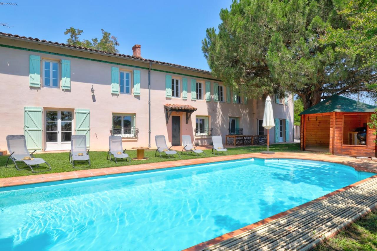Gite La Grappe Occitane - 14 Personnes - Piscine Privee Ambres Luaran gambar
