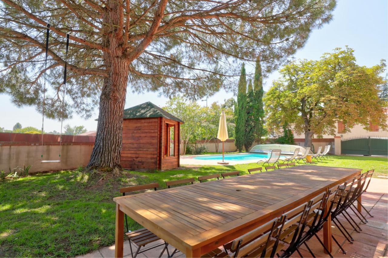 Gite La Grappe Occitane - 14 Personnes - Piscine Privee Ambres Luaran gambar