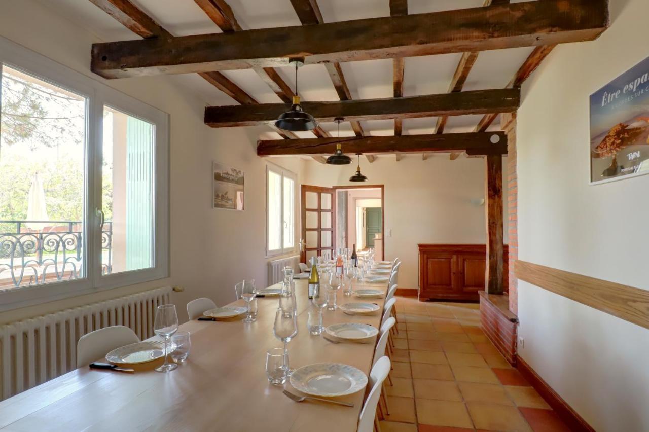 Gite La Grappe Occitane - 14 Personnes - Piscine Privee Ambres Luaran gambar