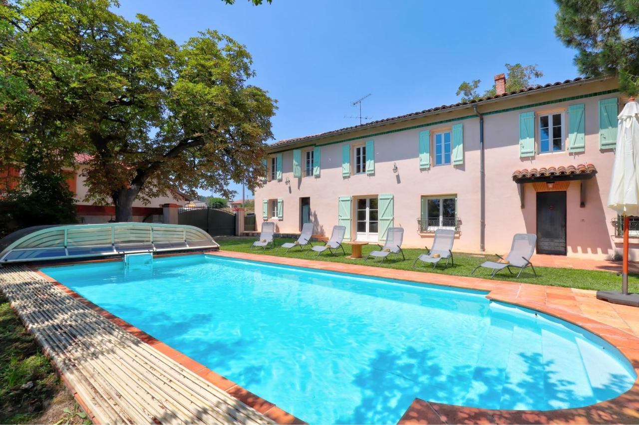 Gite La Grappe Occitane - 14 Personnes - Piscine Privee Ambres Luaran gambar